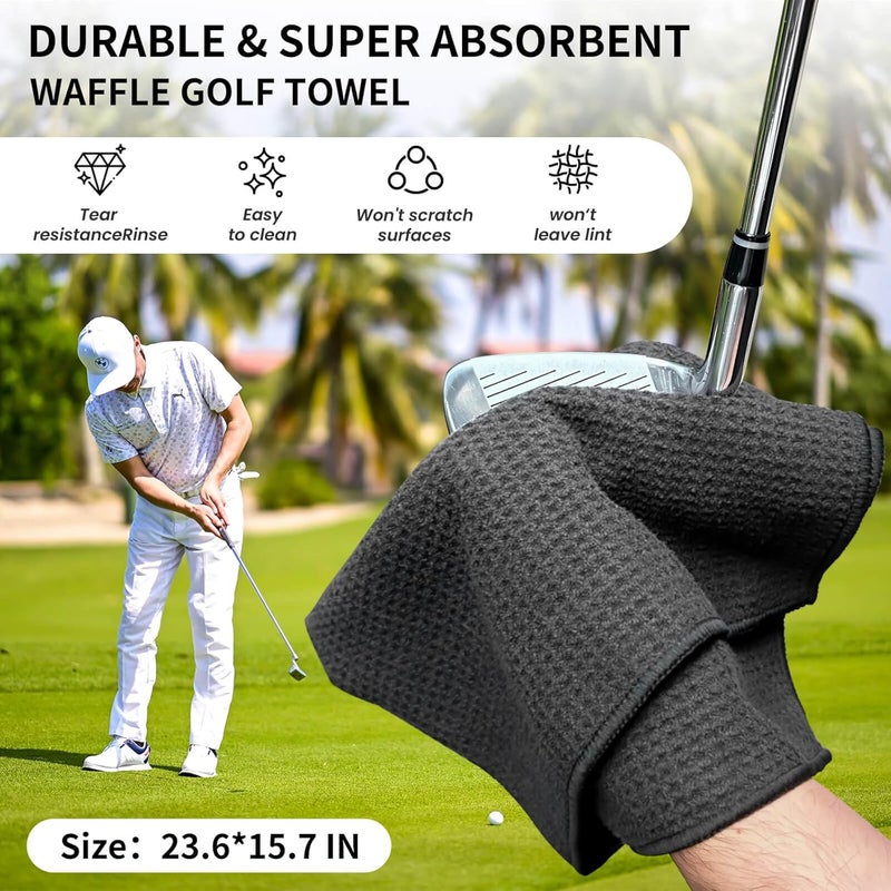 BAPOTH Store Golf Club Cleaner, Non-Leaking Stretchable Golf Club Brush with Microfiber Golf Towel (23.6 * 15.7 in), Strong Bristles Golf Brush Can Hold 5oz Water, Essentials Golf Accessories for Men - Image 3
